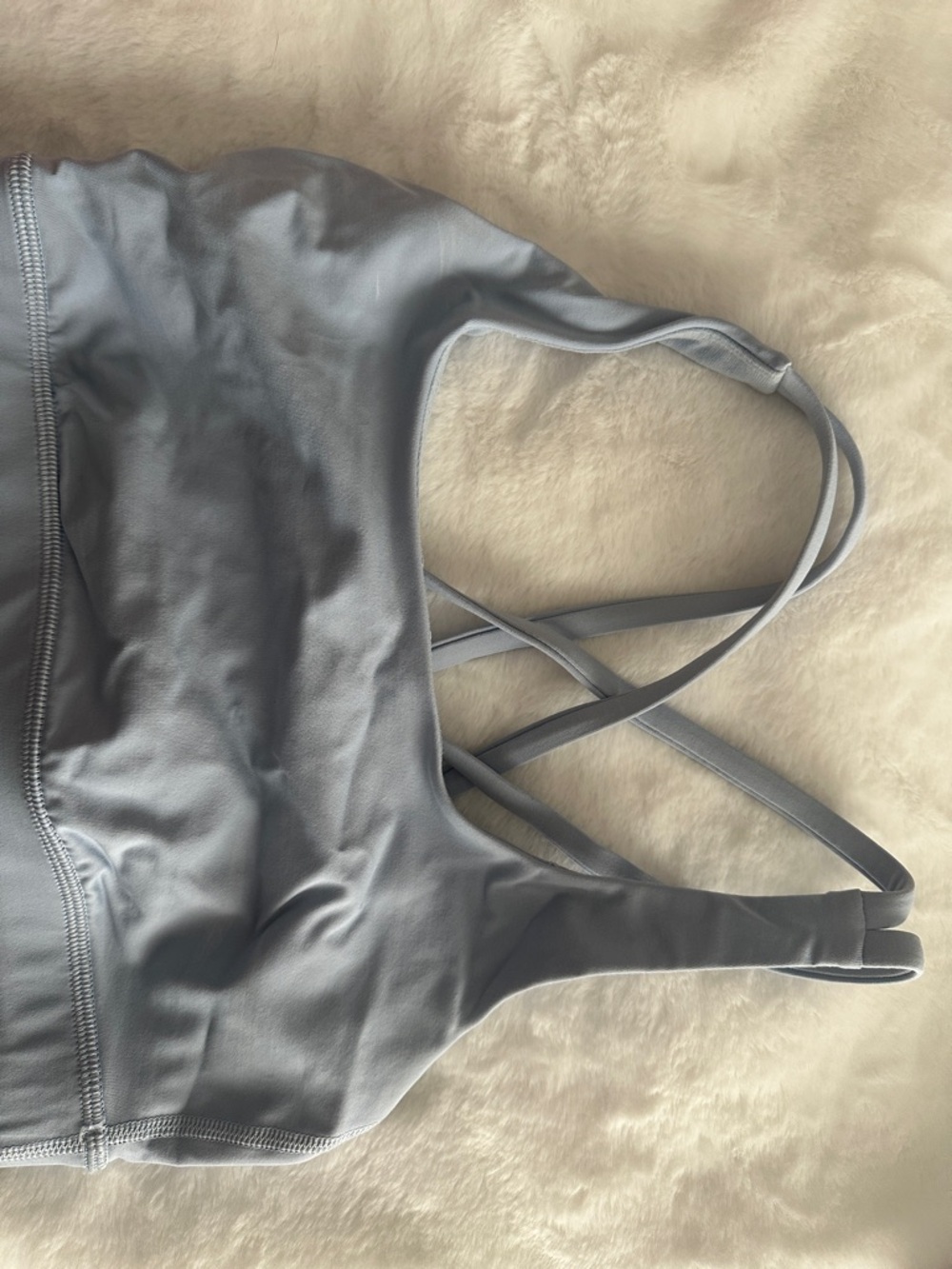 lululemon athletica Light Blue Strappy Sports Bra